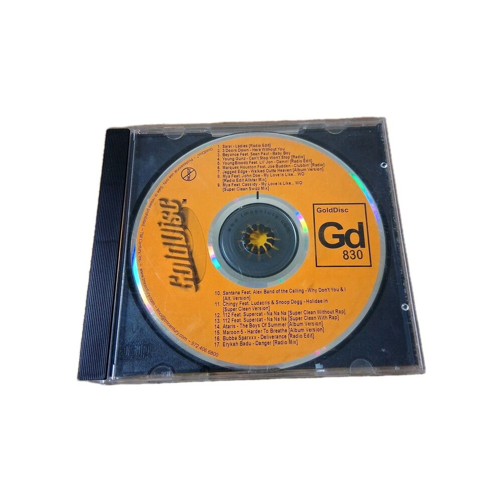 TM Century GoldDisc 830 Radio Promo CD 2003 Compilation Mya Maroon 5 Chingy